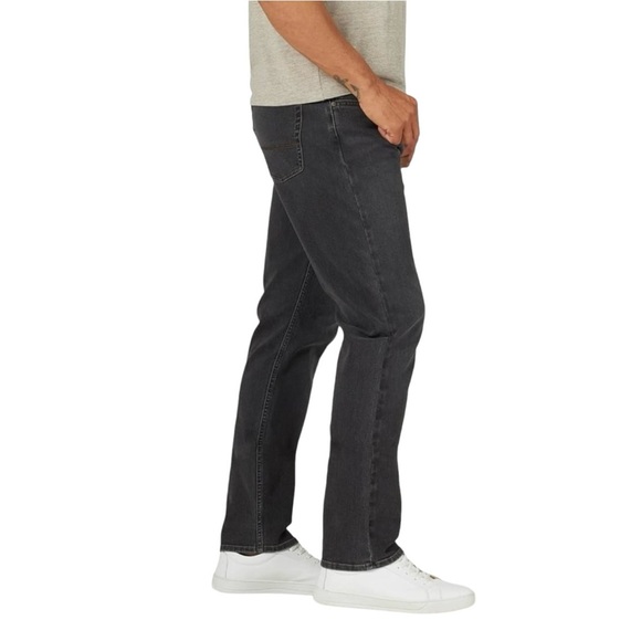 Wrangler Mens Athletic Fit Stretch Jeans in Black Charcoal Size 32 - Picture 3 of 9